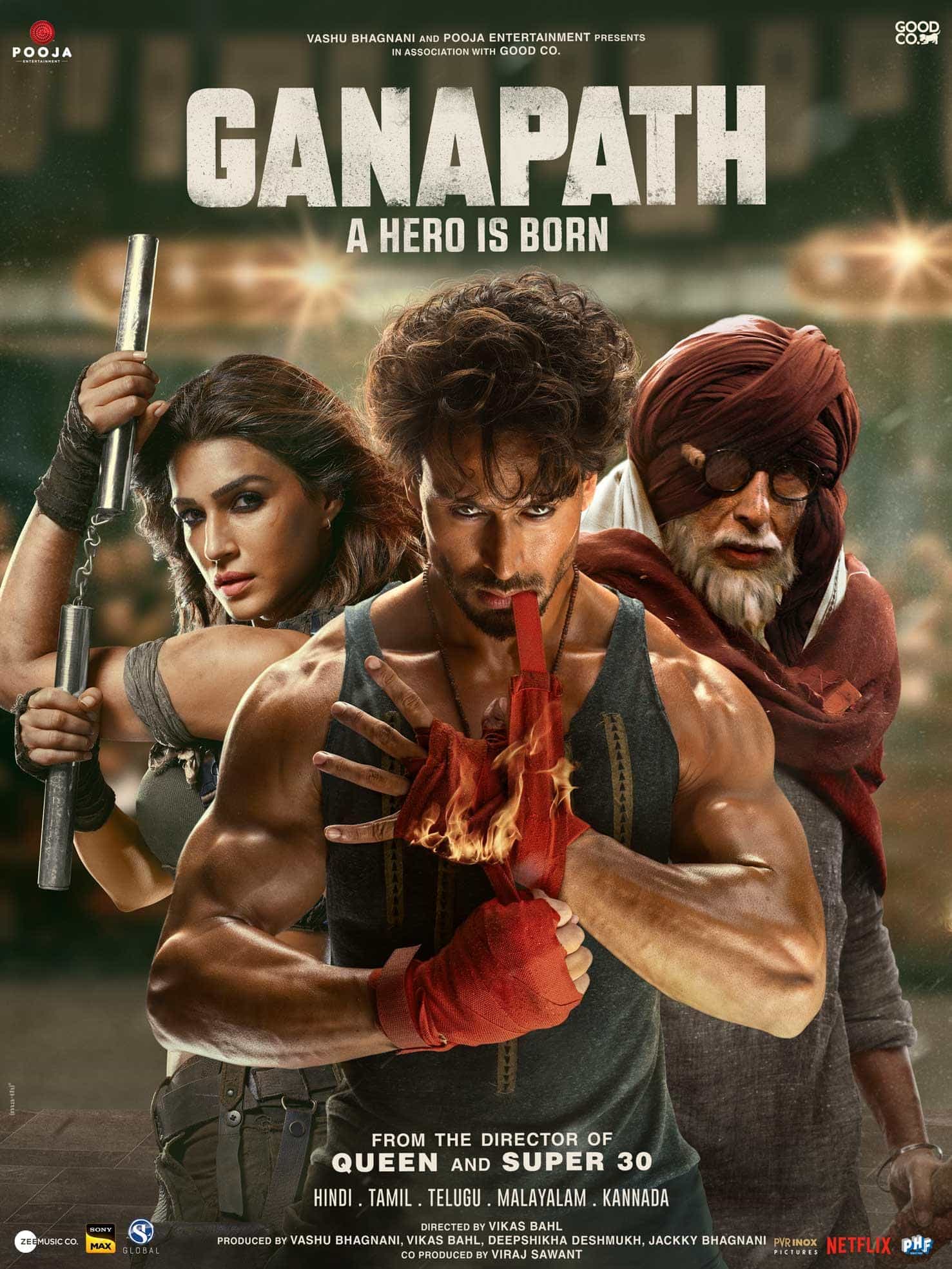 Featured picture for the movie; Ganapath A - FEY