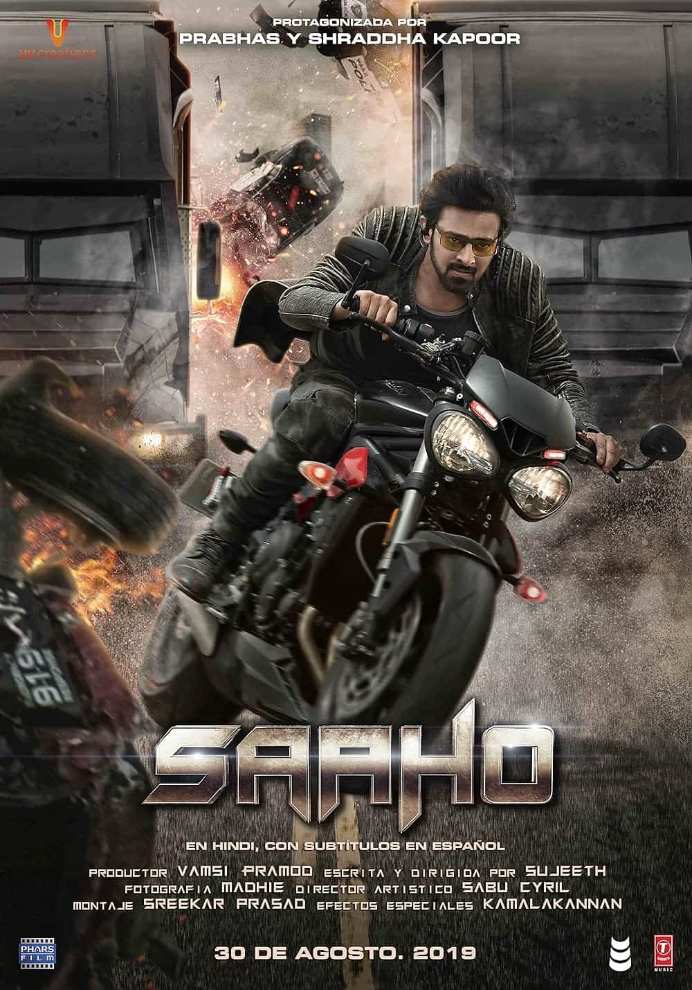 Featured picture for the movie; Saaho - ROCKY